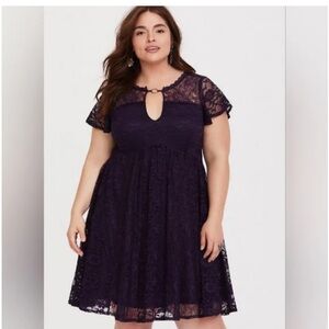 Torrid Lace Mini Dress Size00